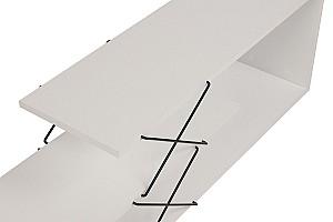 Tumba pentru televizor Trendy Zigzag Alb