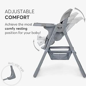 Scaun reglabil pe inaltime de masa Kikka Boo Comfy+ Grey