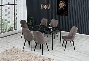 Set de masa si scaune Kelebek ES-605 (6 scaune)