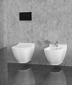 Buton de scurgere Bien Banyo Black Matt Dual Flush Retro