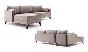 Canapea coltar Trendy Bella Stanga Crem (Bej)