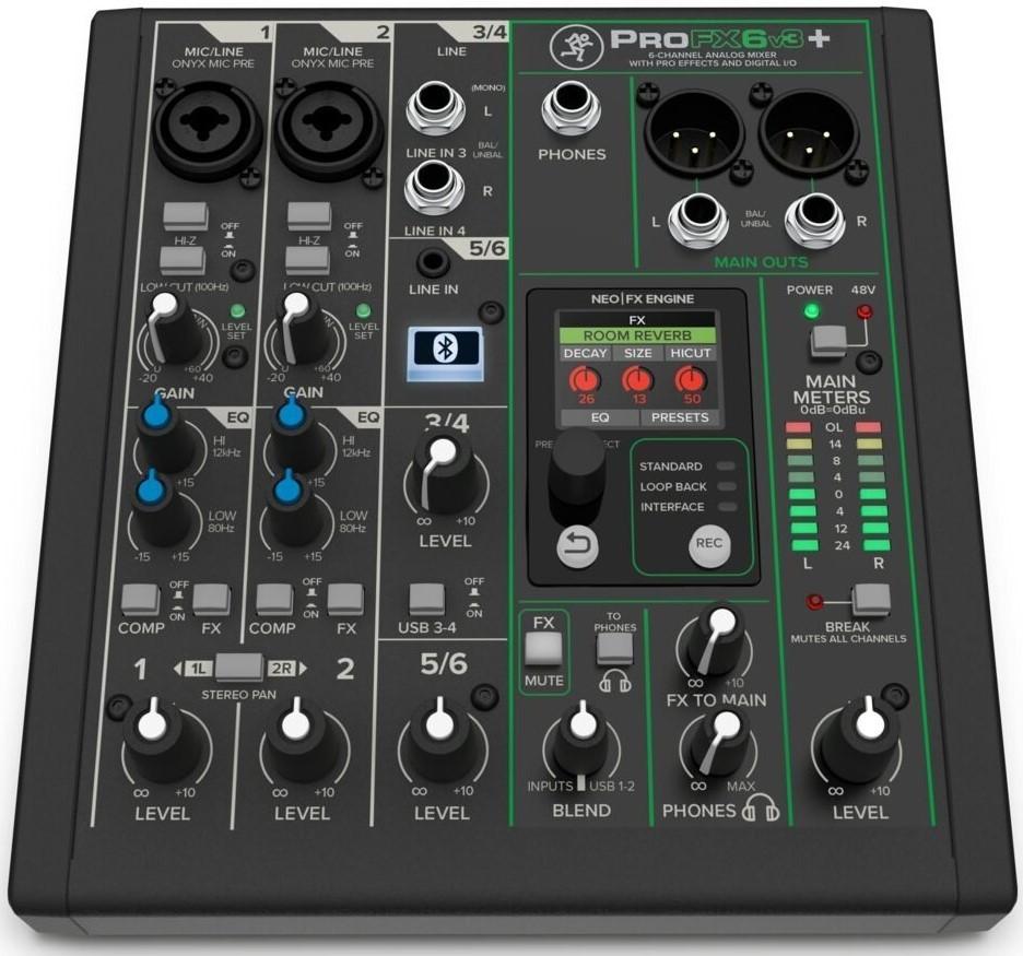 Mixer analogic Mackie ProFX6v3+