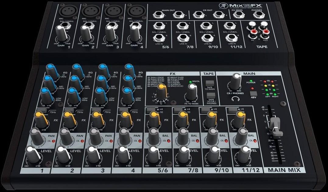Mixer analogic Mackie Mix12FX