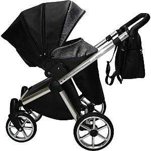 Carucior 2 in 1 Sojan Azurro (2010504) Negru/Gri Inchis