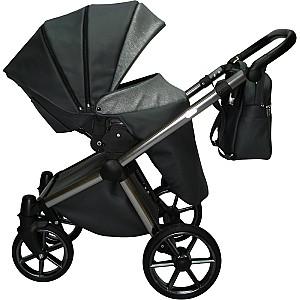Carucior 2 in 1 Sojan Azurro (2010501) Negru cenusiu/Gri