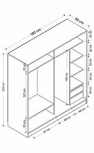 Dulap-cupe Trendy Kale 7153