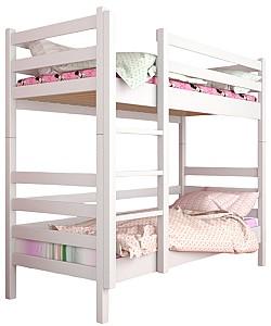 Pat copii JFT Duos 90x200 Alb