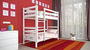 Pat copii JFT Duos 90x200 Alb