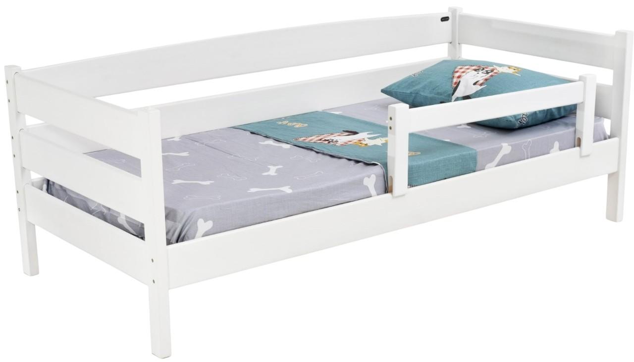 Pat copii JFT Leova 90x200 Alb