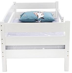 Pat copii JFT Leova 90x200 Alb