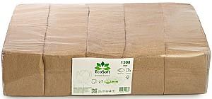 Servetele uscate Ecosoft 24x24cm 1500pcs Maro