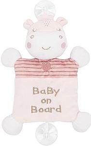 Jucarie de plus Kikka Boo Baby on Board Hippo Dreams