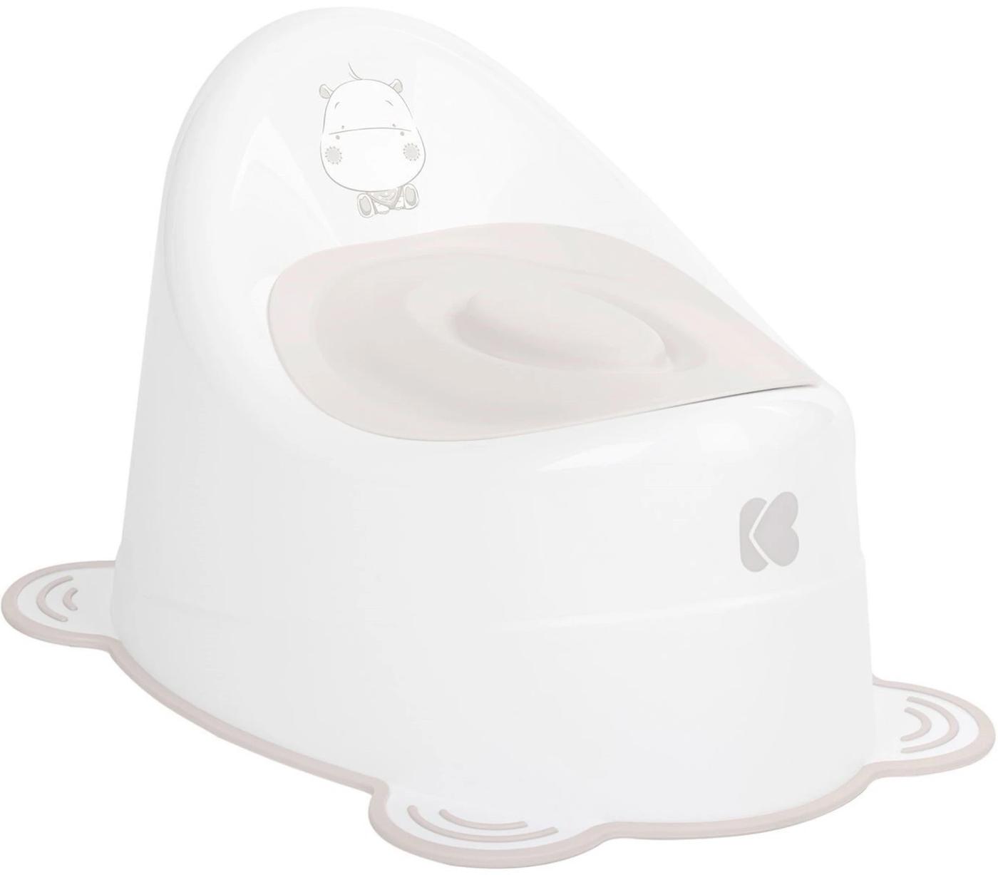 Oala copii Kikka Boo Hippo Beige anti-alunecare