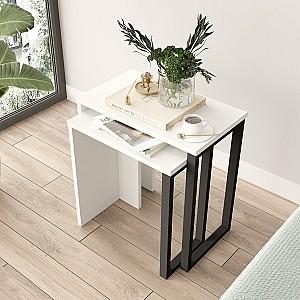 Masuta de cafea, reviste Trendy ON7-W Alb