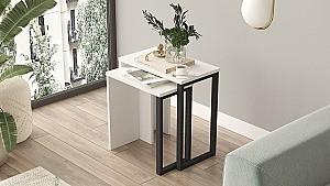 Masuta de cafea, reviste Trendy ON7-W Alb