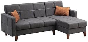 Canapea coltar Trendy Polya 3 Gri inchis