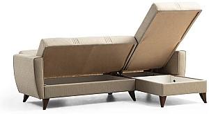 Canapea coltar Trendy Zaden Dreapta Bej