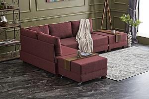 Canapea coltar Trendy Fly Stanga Rosu Claret