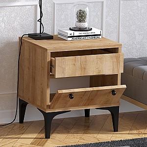 Noptiera Trendy Orabella Stejar (Bej)