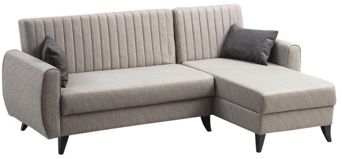Canapea coltar Trendy Alkon Dreapta Gri deschis