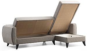 Canapea coltar Trendy Alkon Dreapta Gri deschis