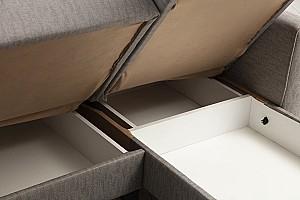 Canapea coltar Trendy Alkon Dreapta Gri deschis