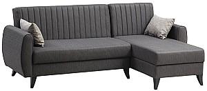 Canapea coltar Trendy Alkon Dreapta Gri inchis