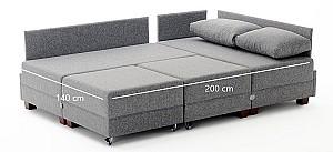 Canapea coltar Trendy Fly Dreapta Albastru