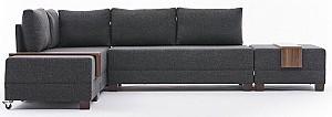 Canapea coltar Trendy Fly Left Antracit (Gri)