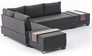 Canapea coltar Trendy Fly Left Antracit (Gri)
