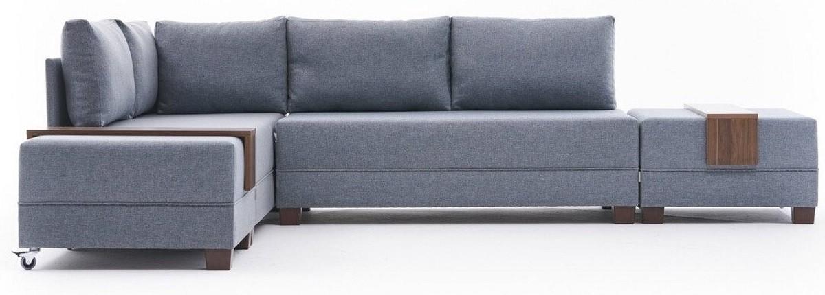 Canapea coltar Trendy Fly Stanga Albastru