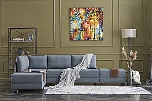 Canapea coltar Trendy Fly Stanga Albastru