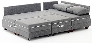 Canapea coltar Trendy Fly Corner Dreapta Gri