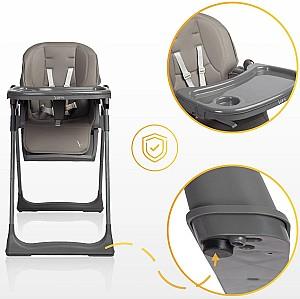 Scaun reglabil pe inaltime de masa Caretero Vars Grey