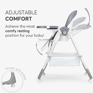 Scaun reglabil pe inaltime de masa Lionelo Spicy + Grey