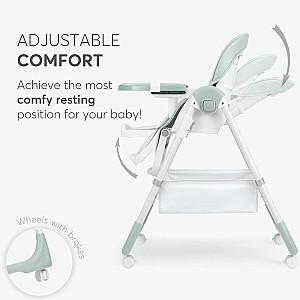 Scaun reglabil pe inaltime de masa Kikka Boo Spicy + Mint