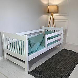 Pat copii Goydalka TADDY fără sertar (1B68-1) Alb 200x90cm