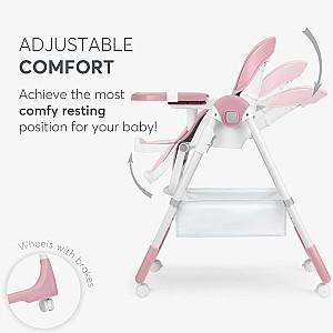 Scaun reglabil pe inaltime de masa Kikka Boo Spicy + Pink