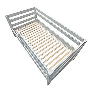 Pat copii Goydalka AURORA fără sertar (1B50-5) Gri 160x80cm