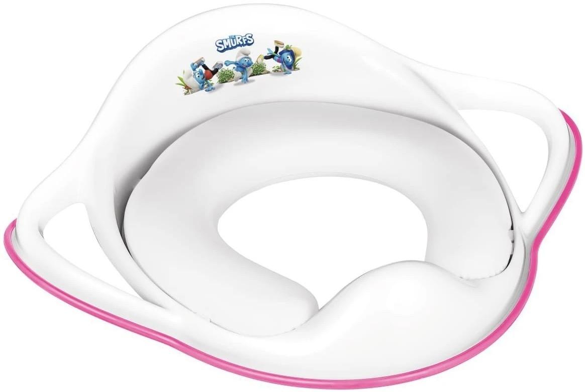 Сolac wc copii Maltex The Smurfs White/Pink