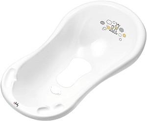 Cada pentru bebelusi Maltex Anti-Slip Zebra White 84 cm