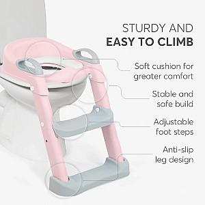 Сolac wc copii Kikka Boo Lea Pink