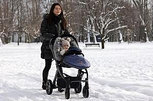 Husa de iarna pentru carucioare Caretero Aspen Dark Green