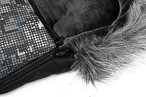 Husa de iarna pentru carucioare Sensillo Graphite Dots