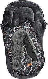 Husa de iarna pentru carucioare Sensillo Rosettes Black