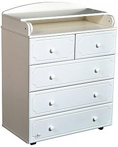 Comoda copii Eucalyptus Fabio Plus (DSK-FP101) White