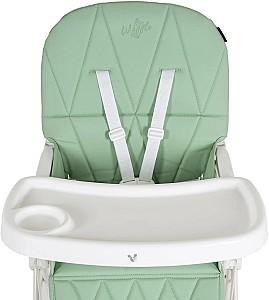 Scaun de masa simplu Moni Waffle Green