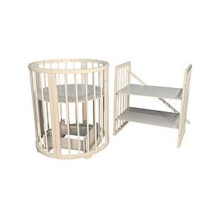 Patut copii Eucalyptus Olivia Transversal (DS-702) Beige