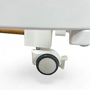 Patut copii Eucalyptus Napoli Plus Universal (DS-N141) Alb/Natural