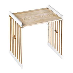 Patut copii Eucalyptus Napoli Plus Universal (DS-N141) Alb/Natural